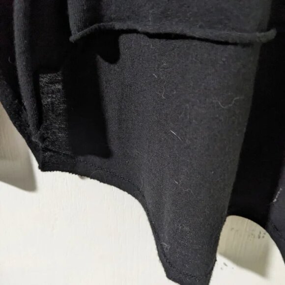 Raquel Allegra | Hi Lo Pullover In Black - Picture 4 of 12